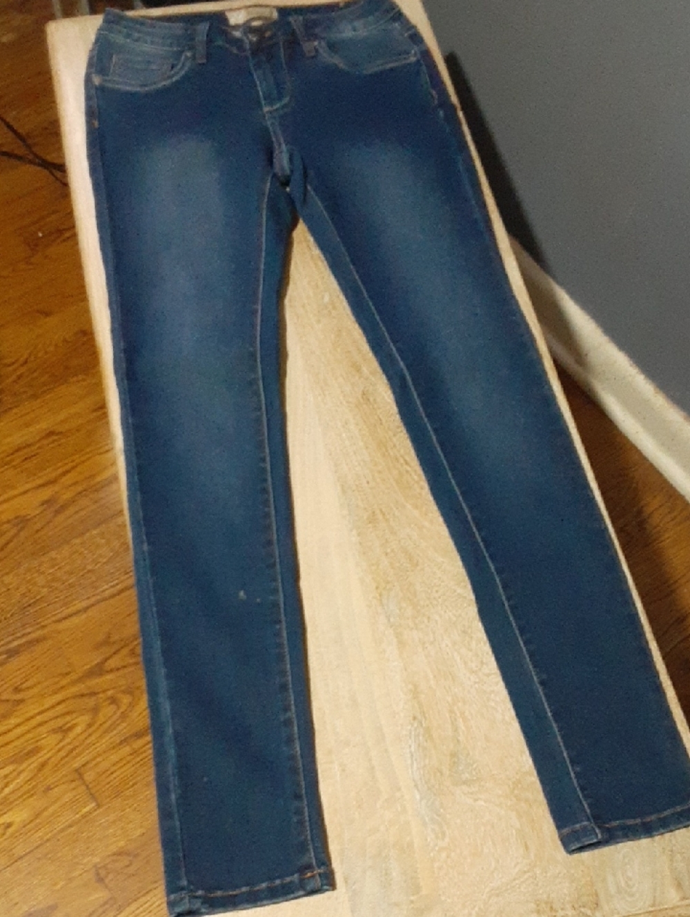 Hybrid & company Women's Skinny Dark Blue Stretch Jeans